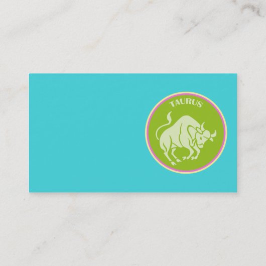 Taurus Visitekaartje (Achterkant)