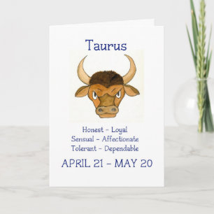 "Taurus"-vogelkaart Kaart