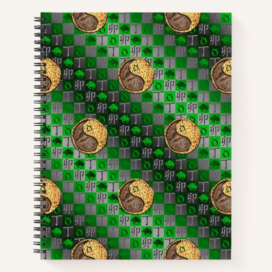Taurus & Vuur Konijn Notitieboek (Voorkant)