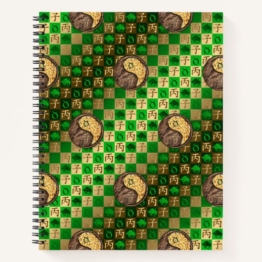 Taurus & Vuur Rat Notitieboek (Voorkant)