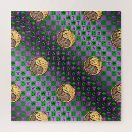 Taurus & Vuurzwijn Legpuzzel (Verticaal)