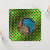 Taurus & Water Dragon Kaart (Voorkant / Achterkant in situ)