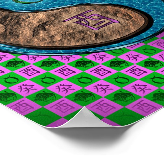 Taurus & Water Haan Poster (Hoek)