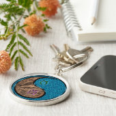 Taurus & Water Haan Sleutelhanger (Zijkant)