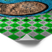 Taurus & Water Konijn Poster (Hoek)