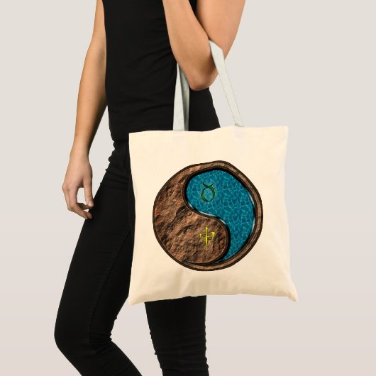 Taurus & Water Monkey Tote Bag (Voorkant (product))