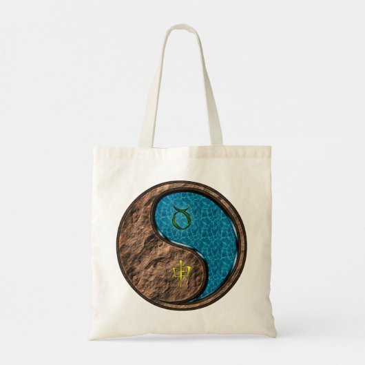 Taurus & Water Monkey Tote Bag (Achterkant)