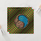 Taurus & Water Tiger Kaart (Voorkant / Achterkant in situ)