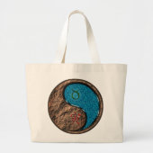 Taurus & Water Tijger Grote Tote Bag (Voorkant)
