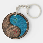 Taurus & Water Tijger Sleutelhanger (Achterkant)