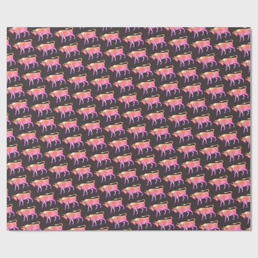 Taurus Waterverf Art Cadeaupapier (Vlak)