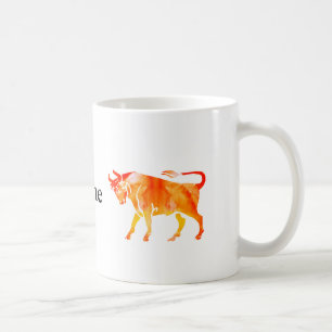 Taurus Waterverf Art Koffiemok