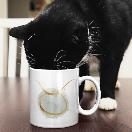 Taurus  Waterverf Zodiac Design Coffe Koffiemok