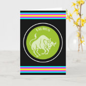 Taurus Wenskaart Kaart (Gele Bloem)