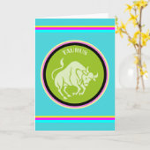 Taurus Wenskaart Kaart (Gele Bloem)