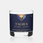 Taurus whisky Glass Male Glas (Achterkant)