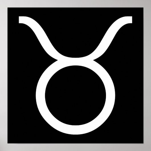 taurus white poster (Voorkant)