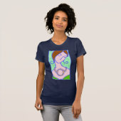 Taurus Woman van 1920 met symbool groen T-shirt (Voorkant volledig)