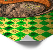 Taurus & Wood Dragon Poster (Hoek)