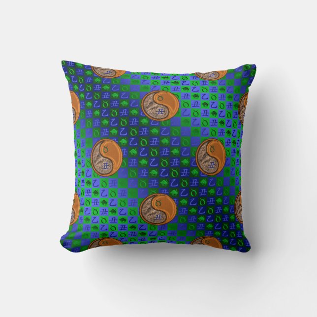 Taurus & Wood Ox Kussen (Voorkant)