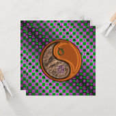 Taurus & Wood Rooster Kaart (Voorkant / Achterkant in situ)