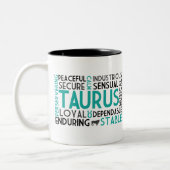 Taurus Word Collage Mok (Links)