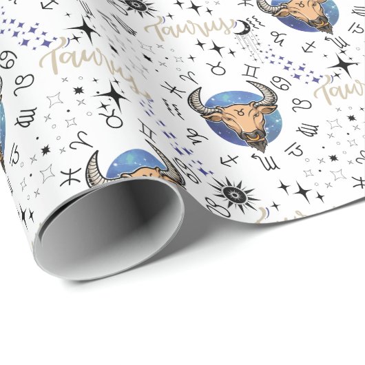 Taurus Wrapping Paper Cadeaupapier (Rol Hoek)