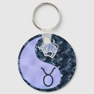 Taurus Yin Yang Sleutelhanger