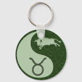 Taurus Yin Yang Sleutelhanger (Voorkant)