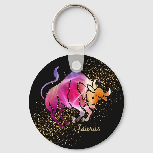 Taurus - Zodiabeteken Sleutelhanger (Voorkant)