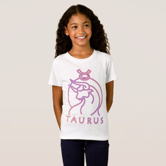 Taurus zodiabeticus horoscoop t-shirt (Voorkant volledig)