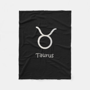 Taurus Zodiac 20 april - 20 mei Astrologie Fleece Deken