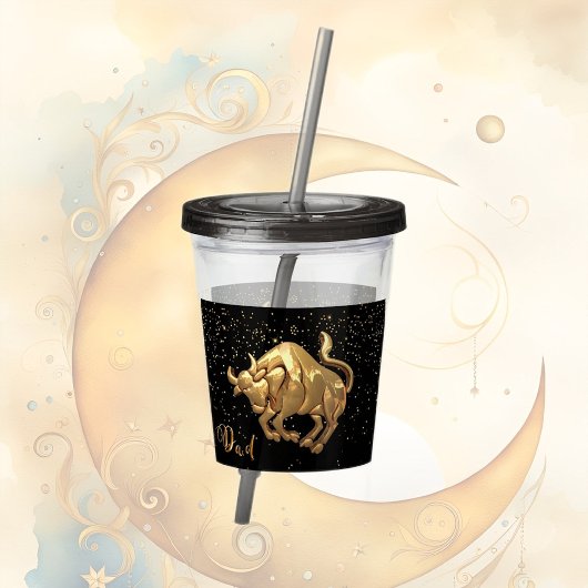 Taurus Zodiac Acryl Tumbler Drinkbeker
