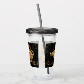 Taurus Zodiac Acryl Tumbler Drinkbeker (Links)