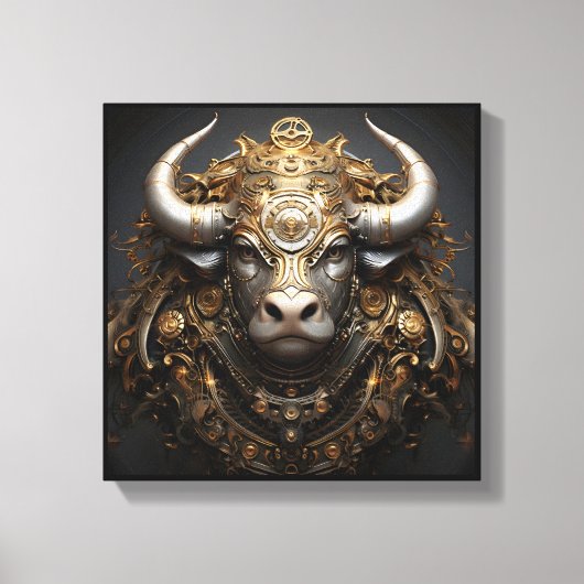 Taurus Zodiac Art Canvas (Voorkant)