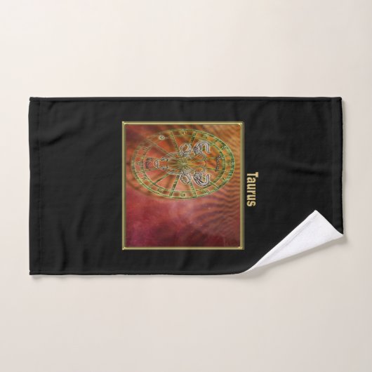 Taurus Zodiac Astrologie design Horoscope Bad Handdoek (Handdoek)