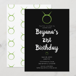 Taurus Zodiac Astrology April Mei Kaart