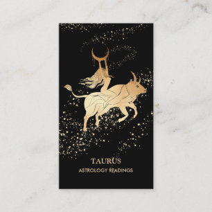 *~* TAURUS Zodiac Astrology Readings Mon Bull Visitekaartje
