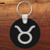 Taurus Zodiac Astrology Sleutelhanger (Voorkant)