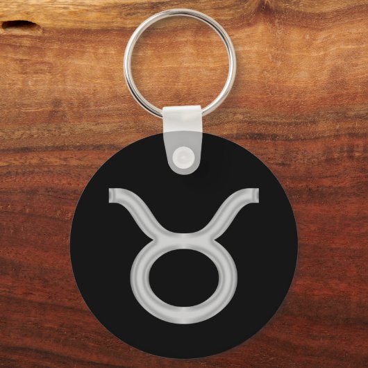 Taurus Zodiac Astrology Sleutelhanger (Voorkant)