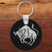 Taurus Zodiac Astrology Sleutelhanger (Voorkant)