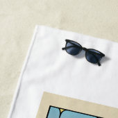 Taurus Zodiac Beach Towel Strandlaken (In situ)