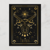 Taurus zodiac briefkaart (Voorkant)