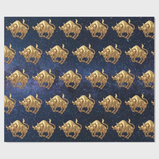 Taurus Zodiac Cadeaupapier (Vlak)