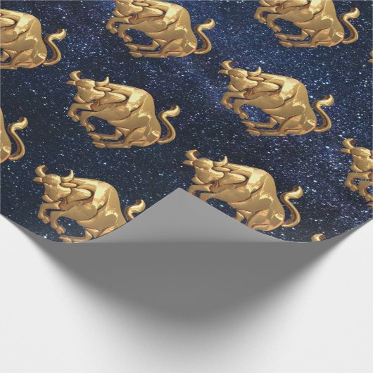 Taurus Zodiac Cadeaupapier (Hoek)