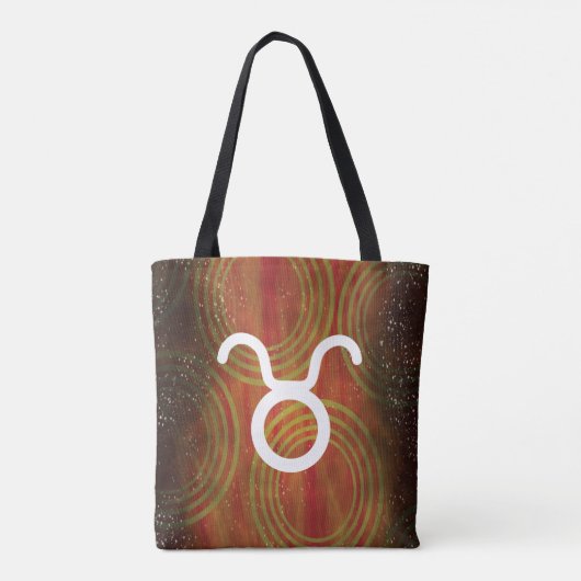 Taurus Zodiac Canvas tas (Achterkant)