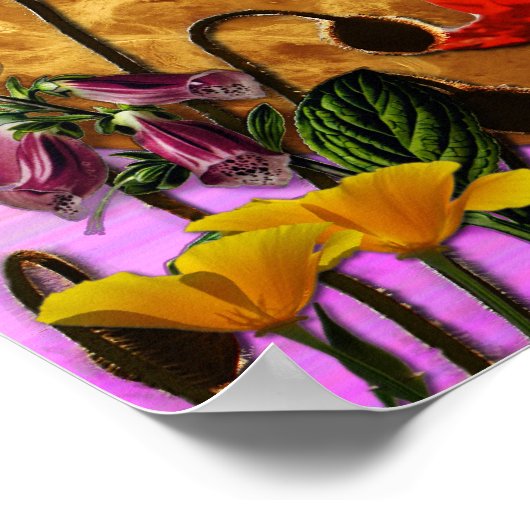 Taurus Zodiac Collage Poster (Hoek)