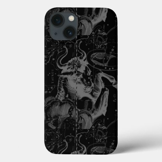 Taurus Zodiac Constellation Hevelius circa 1690 Case-Mate iPhone Case (Achterkant)