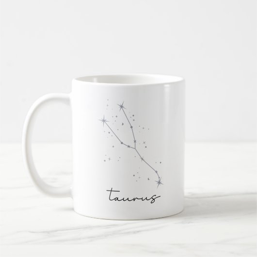 Taurus Zodiac Constellation Koffiemok (Links)