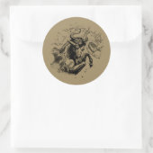 Taurus Zodiac Constellation Map Hevelius 1690 Ronde Sticker (Tas)